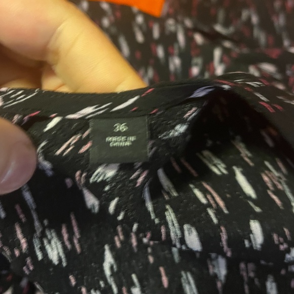 Scotch & Soda In Bloom ruffled edging crossover long sleeve dress NWT - Picture 13 of 15